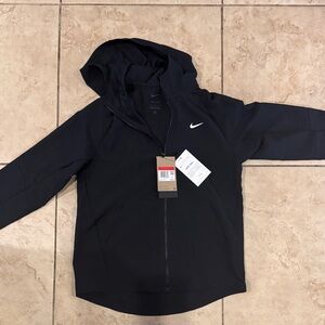 Nike Kids Black Raincoat with Hood